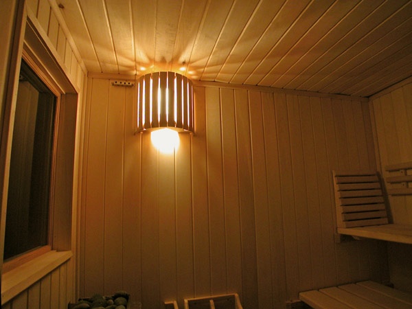 Sauna lamp shade